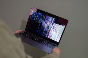 broken laptop